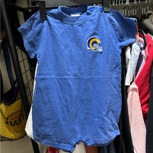 Blue Los Angeles Rams Baby Romper